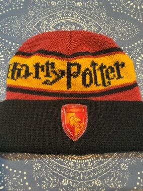 Harry Potter Gryffindor holographic beanie